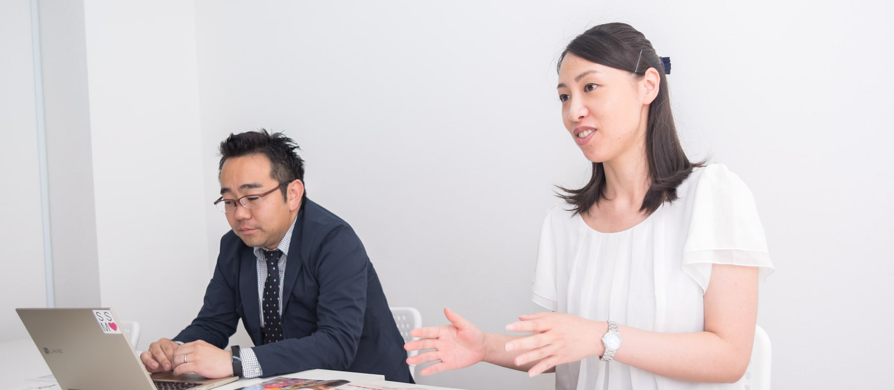 SSMotherホールディングス株式会社取締役 長谷川 現 氏/経理部 小西 美穂 氏
