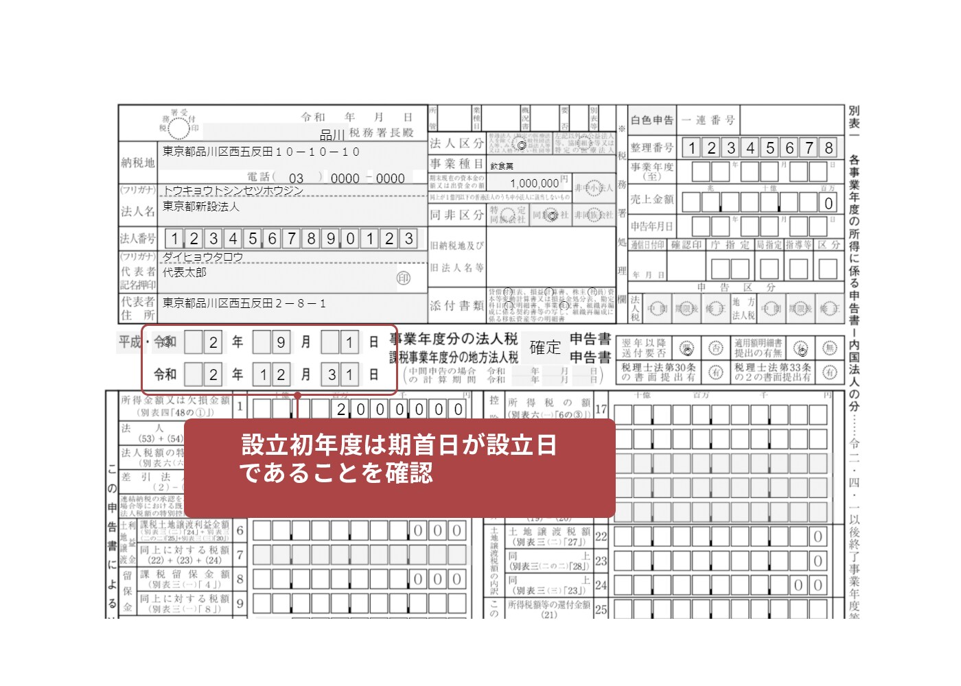 4 1 完成した法人税 地方税申告書をチェックする