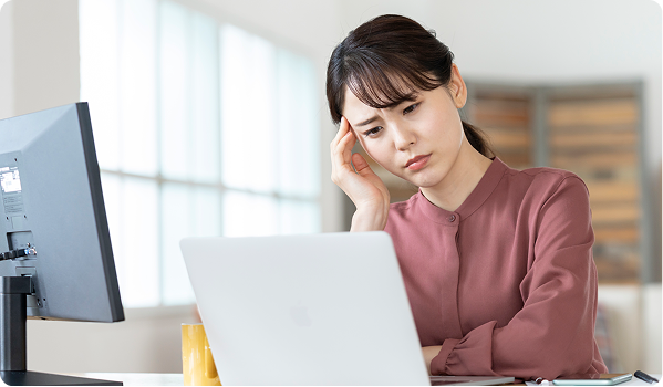 チェックの悩み