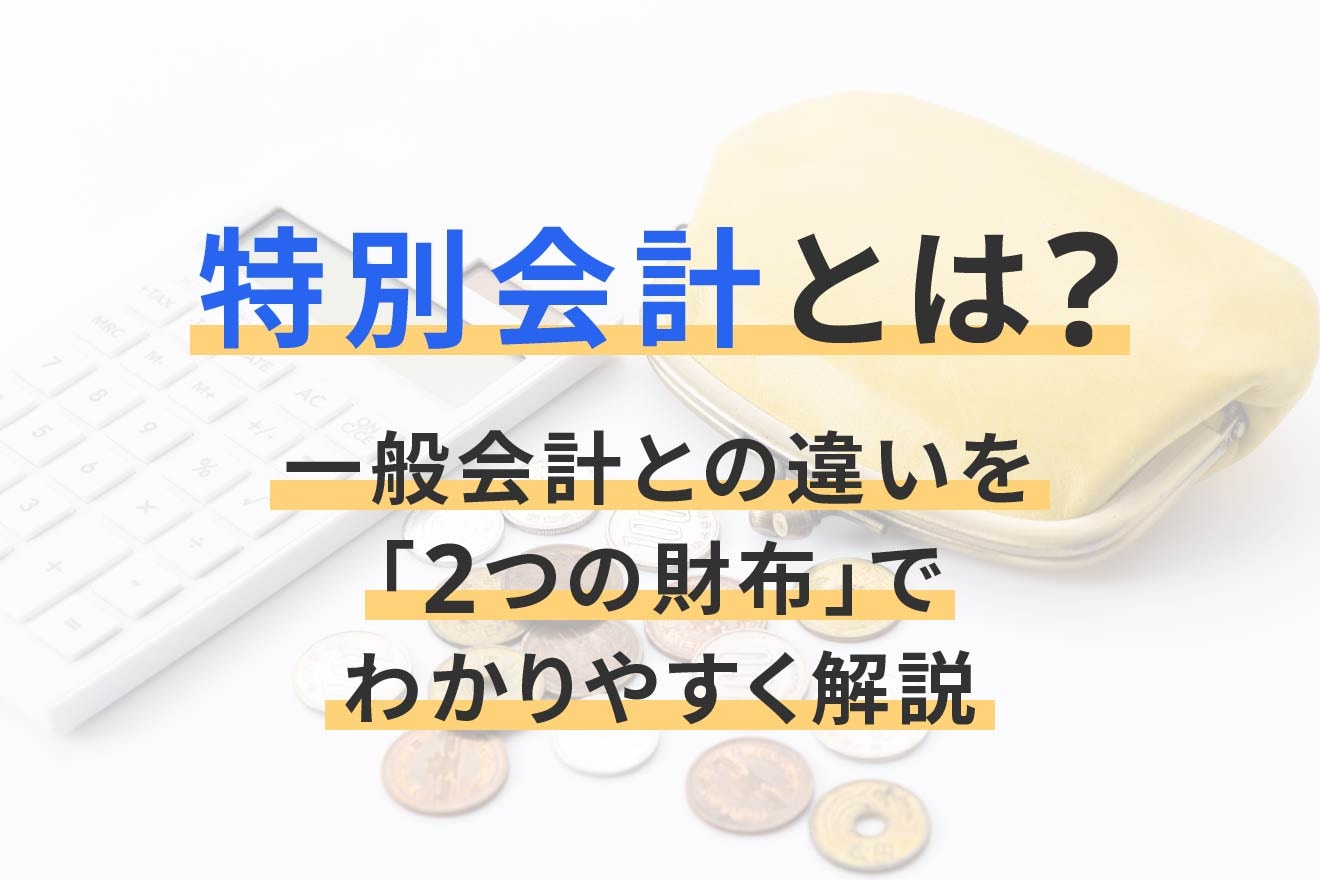 一般 会計 と 特別 会計 の 違い