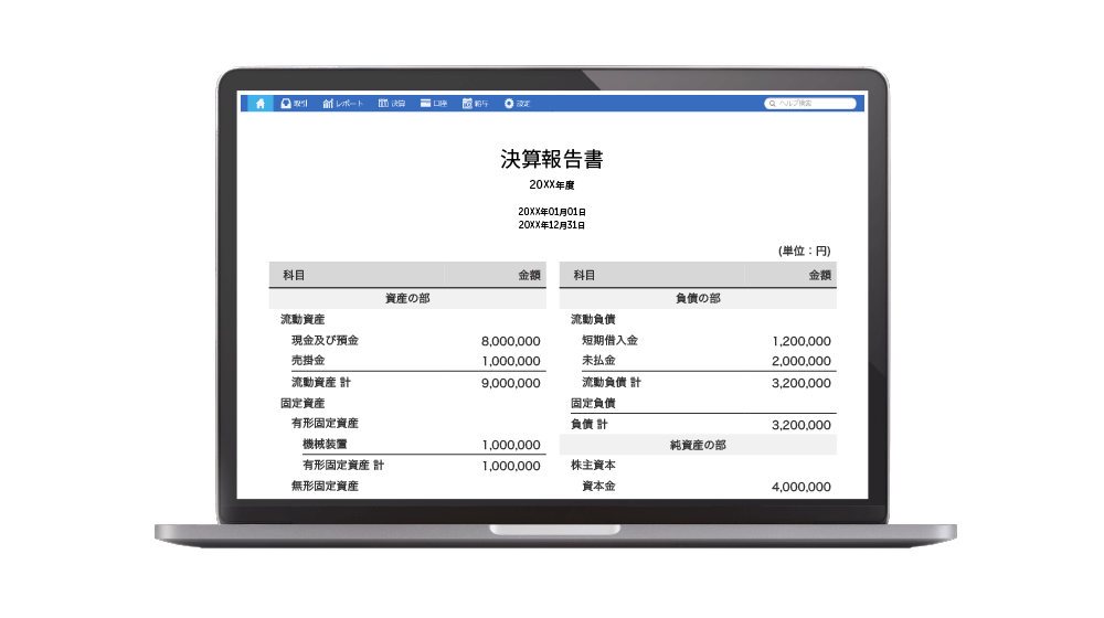 決算報告書