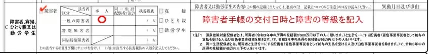 「一般の障害者」の場合