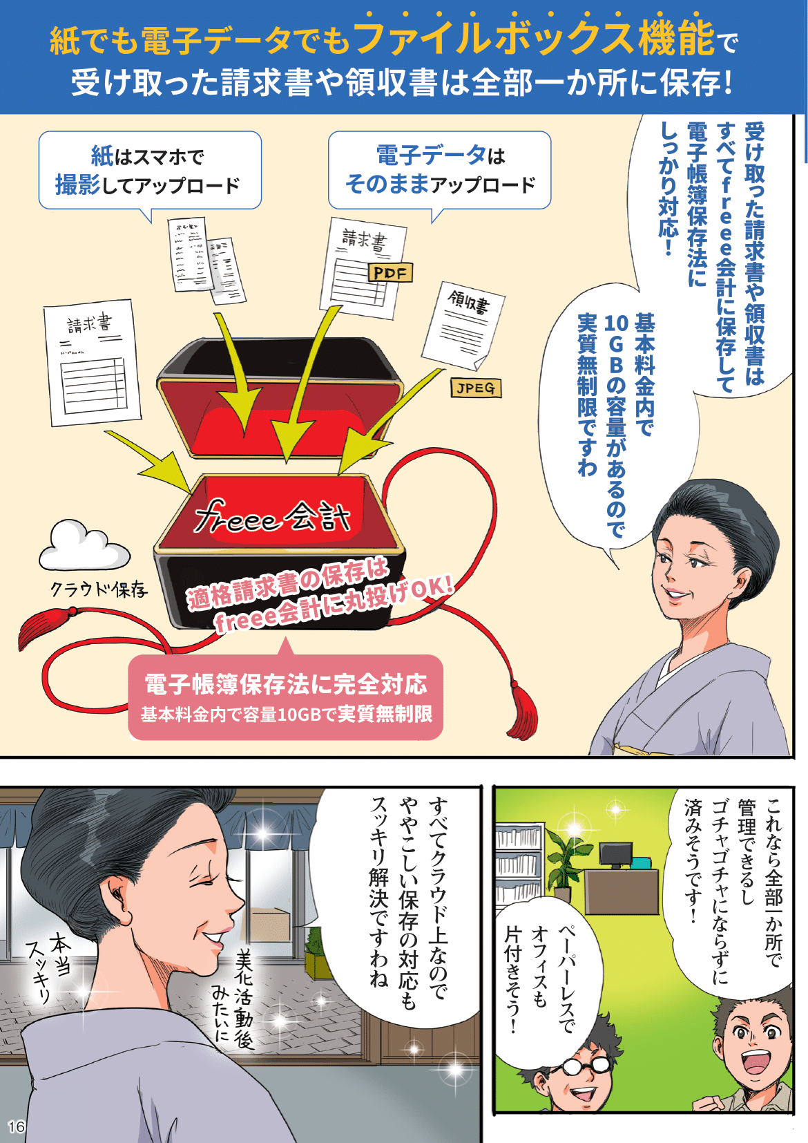 インボイス制度や電子帳簿保存法への対応方法を漫画で解説 17ページ目