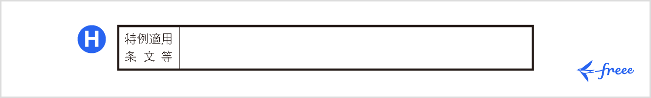 令和7年分の所得税等の確定申告書 第二表「特例適用条文等」欄