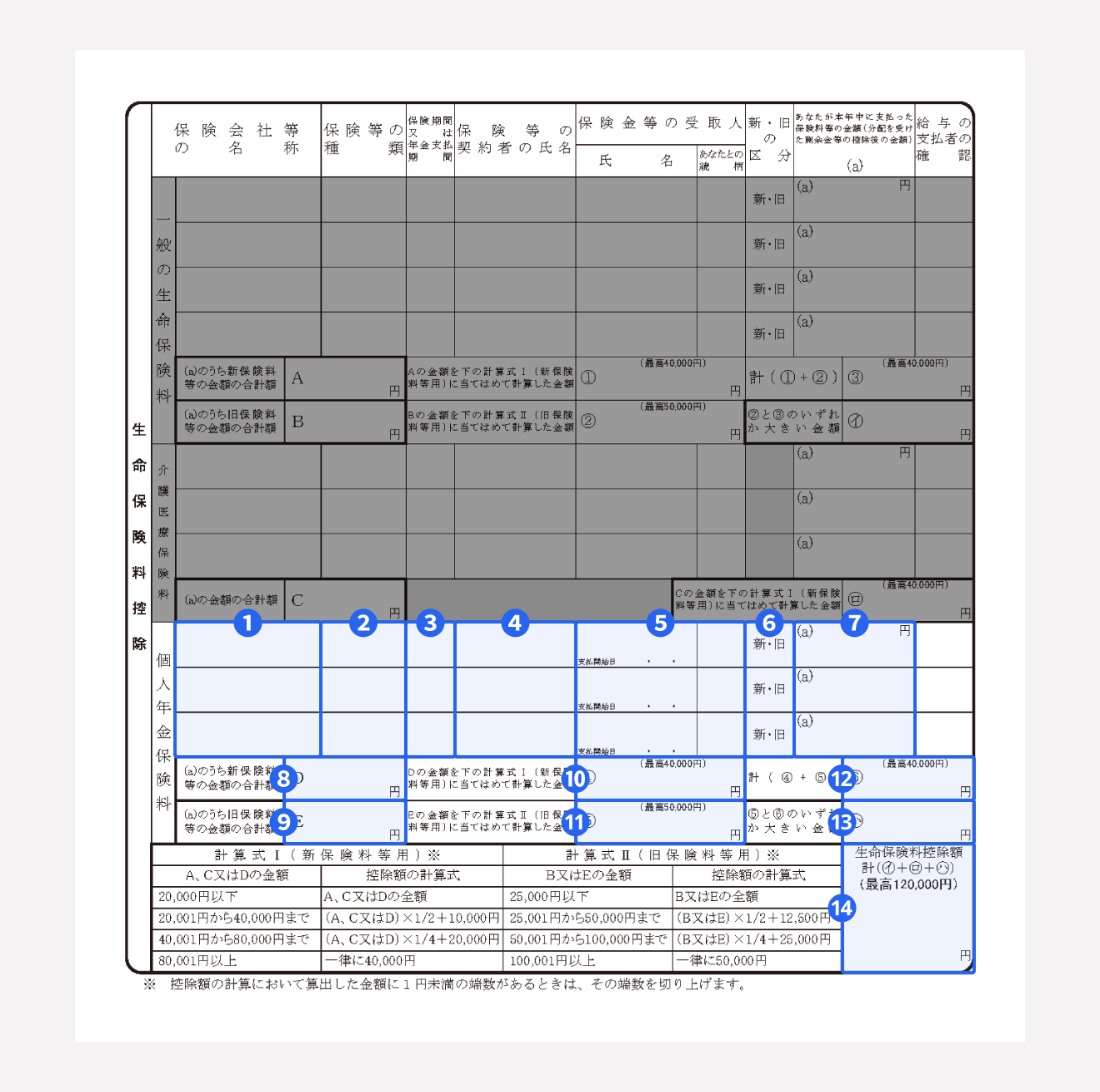 生命保険料控除証明書