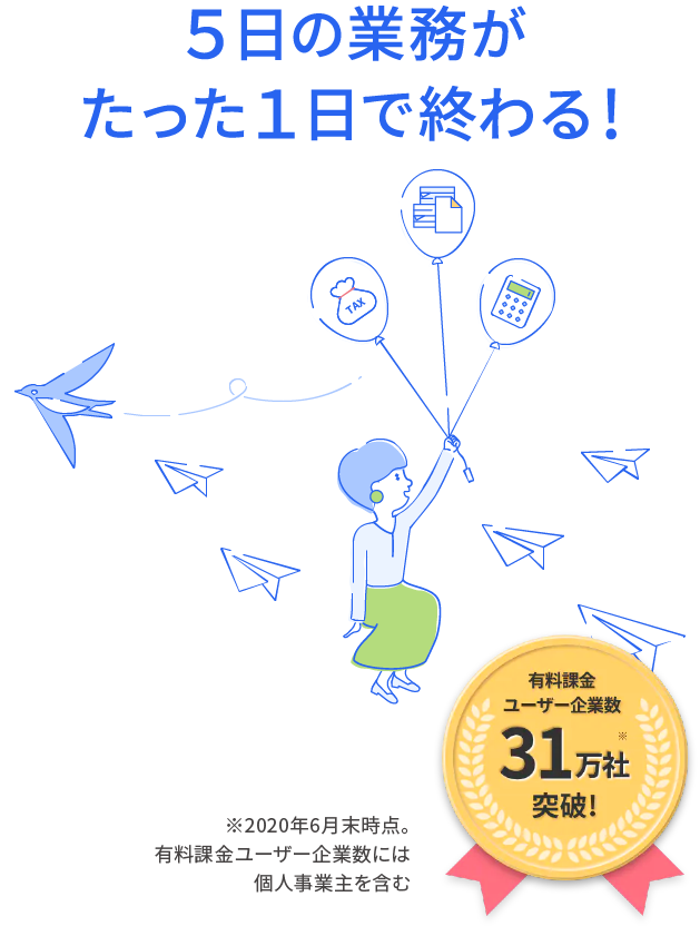 5日かかっていた業務が1日で完了！業務負荷から開放される給与計算ソフト