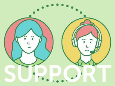 充実のサポートであんしん