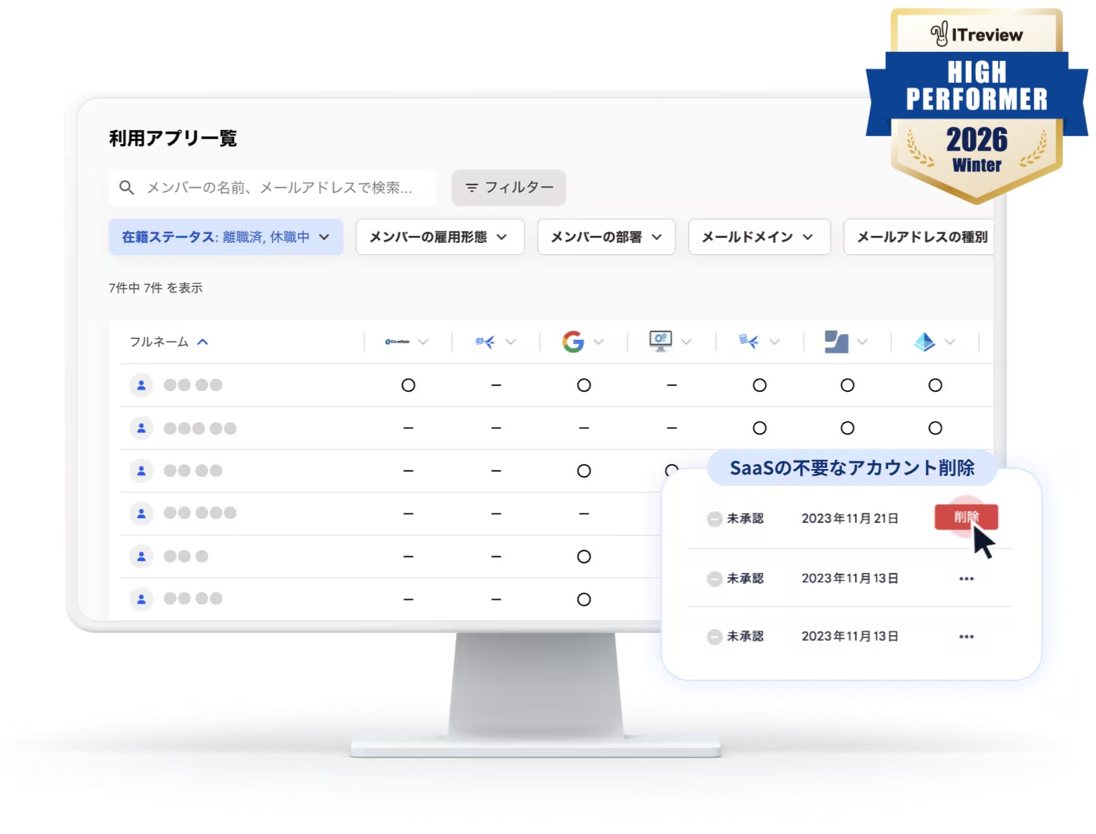 SaaS管理ならBundle by freee