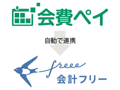 会計freee×会費ペイ 自動で連携