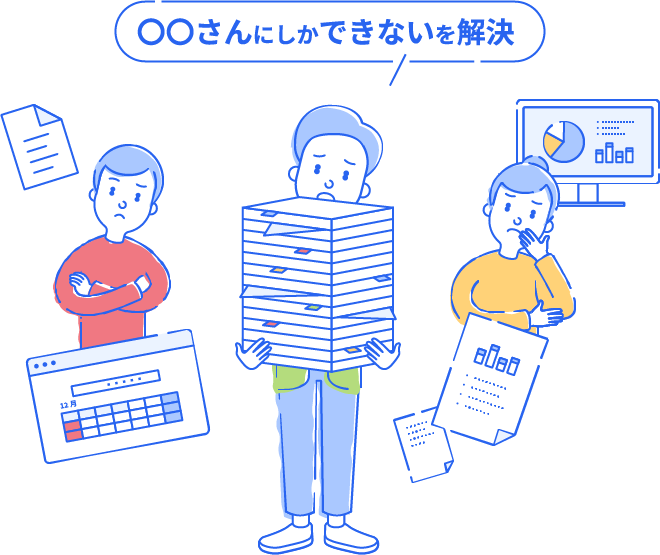 〇〇さんにしかできないを解決