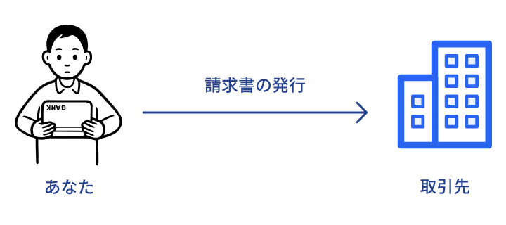 あなたから取引先へ請求書を発行